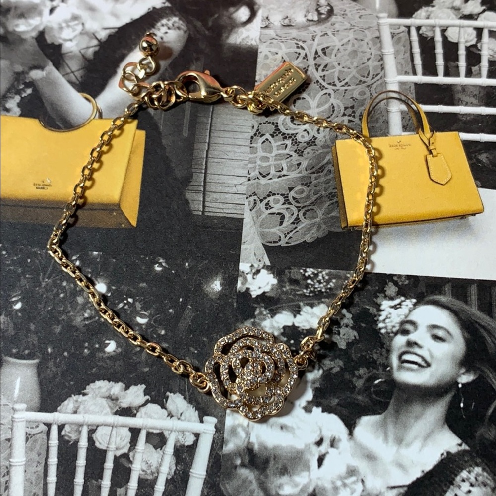 Kate spade bracelet rose ๐น gold w bag - Picture 5 of 7
